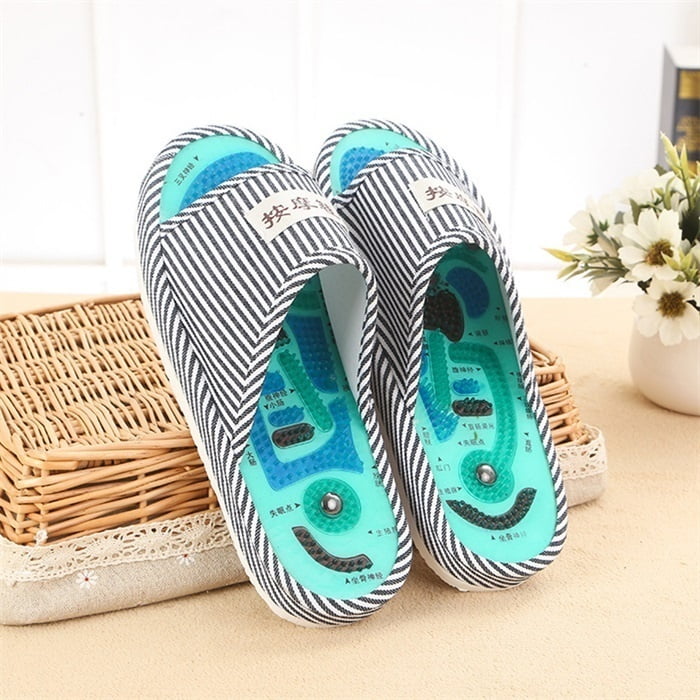 1 Pair Acupoint Magnetic Therapy Massage Slippers For Healthy Feet Care ETZ  | eBay