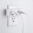 thumbnail image 6 of 3-Outlet Grounded Wall Tap Extender 2 PacK 3-Prong Power Splitter Adapter UL Listed Multiple Plug Outlet for Home Office School Dorm White (SPS1630W/37), 6 of 6