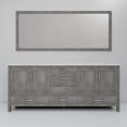 thumbnail image 4 of Distressed Grey Double Bath Vanity 72 in. W x 22 in. D, White Quartz Top, and 28 in. Mirror, 4 of 9