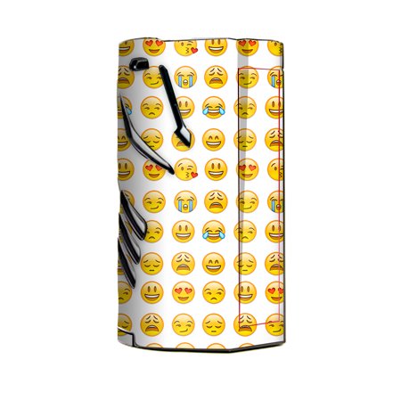 - Skin Decal Vinyl Wrap for Smok T-Priv 3 Kit 300w TC Vape skins stickers cover / Emoji Collage