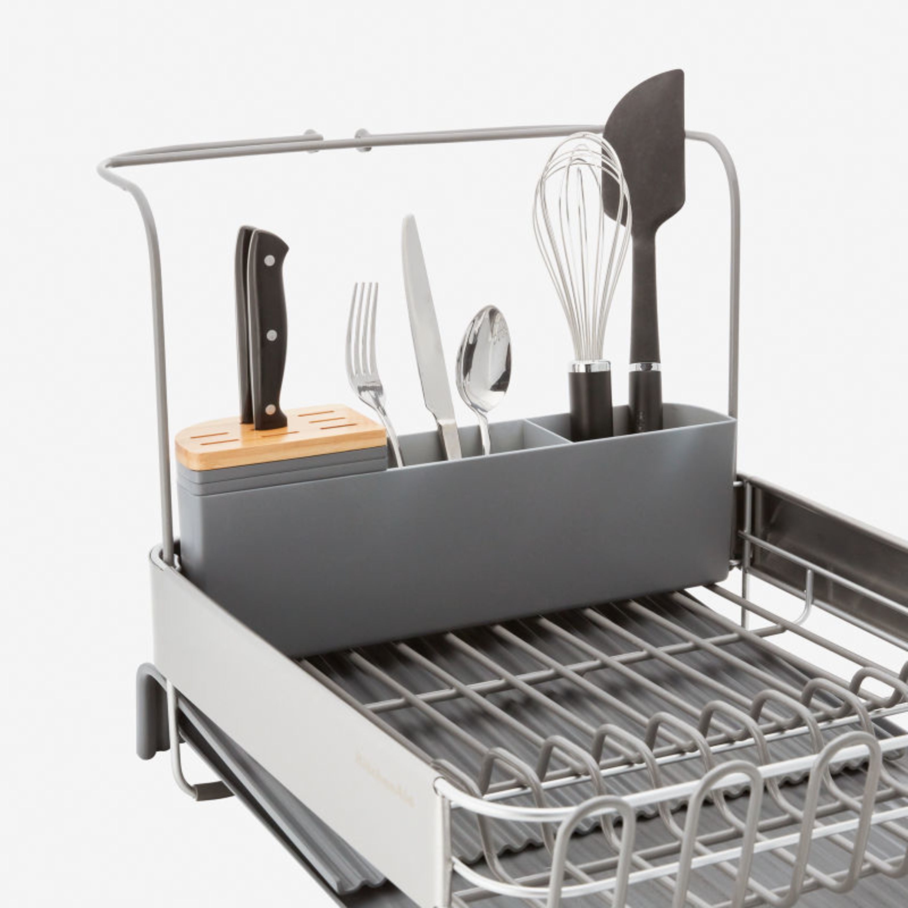 KitchenAid Full Size Expandable Dish-drying Rack, 24-Inch - Black