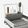 thumbnail image 6 of Kitchenaid Full Size 24-inch Expandable Dish-Drying Rack in Charcoal, 6 of 11
