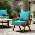 thumbnail image 7 of Pakunoda Outdoor Deep Seat Cushion Set for Patio Furniture, Waterproof & Fade Resistant, 22" L X 22" W X 4" H, Lake Blue, 7 of 7