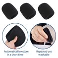 thumbnail image 2 of Emlimny 6 PCS Black Microphone Cover - Foam Mic Covers Windscreen Suitable for Most Standard Handheld Microphone, 2 of 6