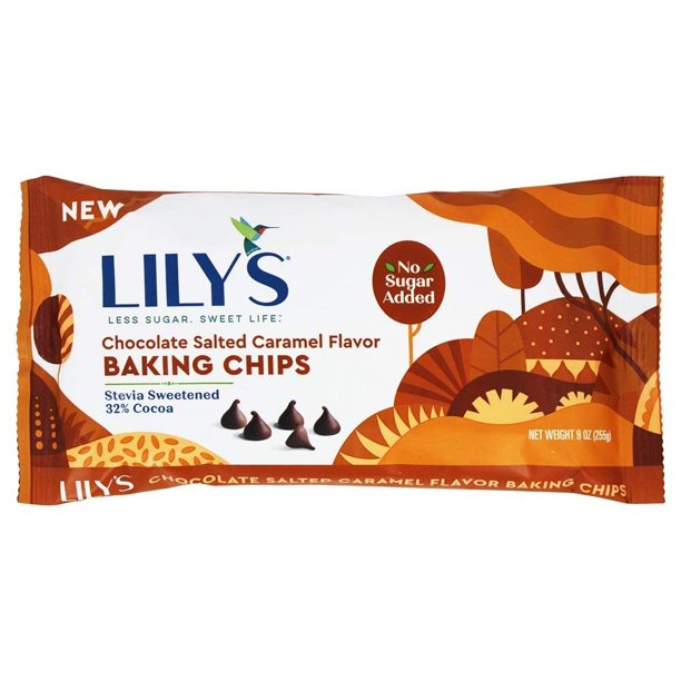 Lily's Milk Chocolate Baking Chips Salted Caramel 9 oz. Walmart