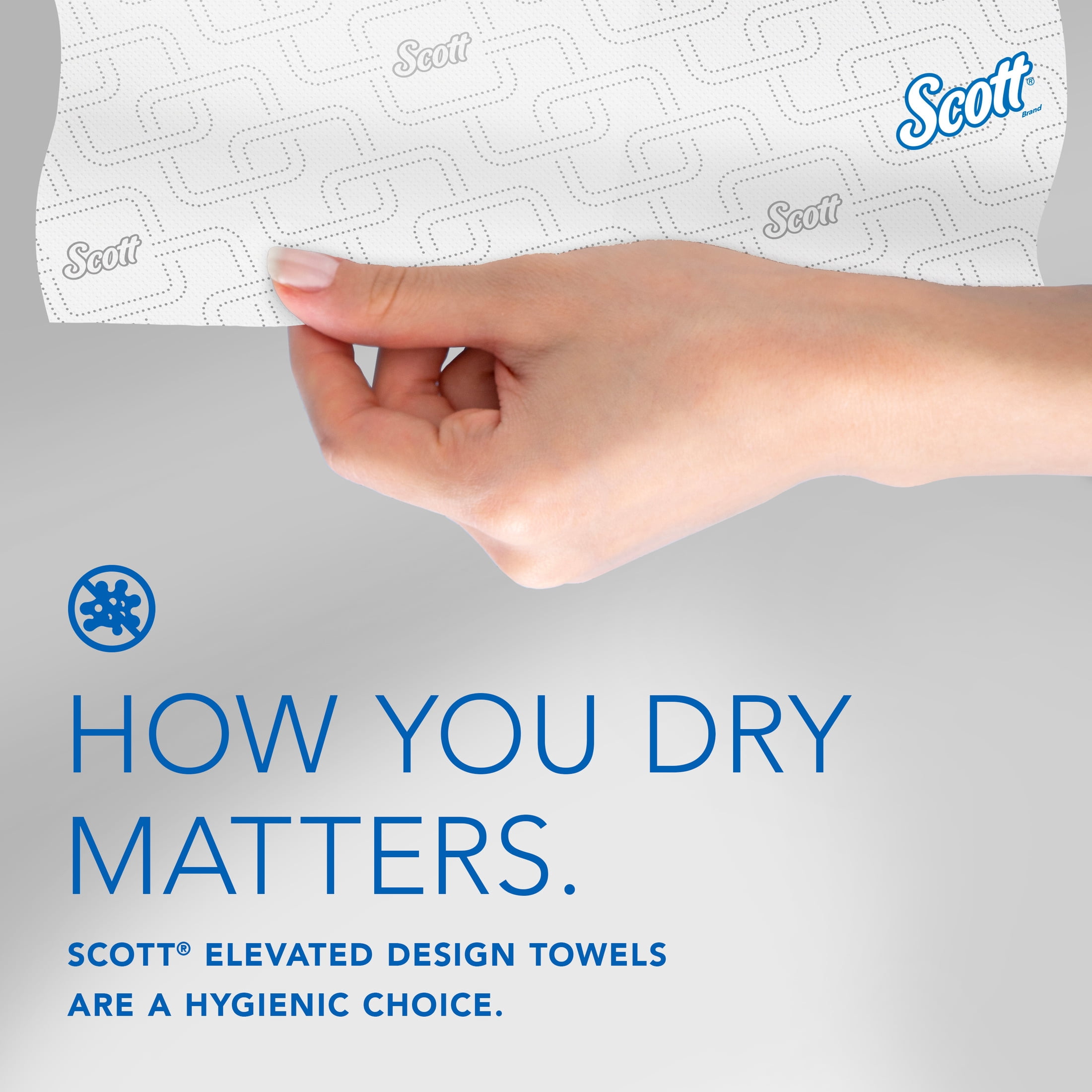 Scott® Professional High-Capacity Hard Roll Paper Towels, Bulk (02001), Hardwound, Elevated Design, Absorbency Pockets, Fits Purple Core Dispensers (6 Rolls, 950' Each)