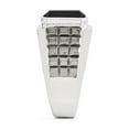 thumbnail image 3 of Mens Black Onyx Ring with Accent Diamonds in Black Rhodium Plated Sterling Silver, 3 of 5