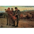 thumbnail image 2 of Homer, Winslow 18x13 Gold Ornate Wood Framed with Double Matting Museum Art Print Titled - Sounding Reveille, 2 of 4