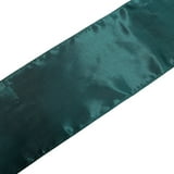 Efavormart 5pcs Peacock Teal SATIN Chair Sashes Tie Bows for Wedding Events Decor Chair Bow Sash ...