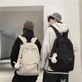thumbnail image 1 of Mochila para hombre, sencilla, de gran capacidad, para viajes, informal, para estudiantes, de secundaria, universitarios, para hombre, 1 of 5