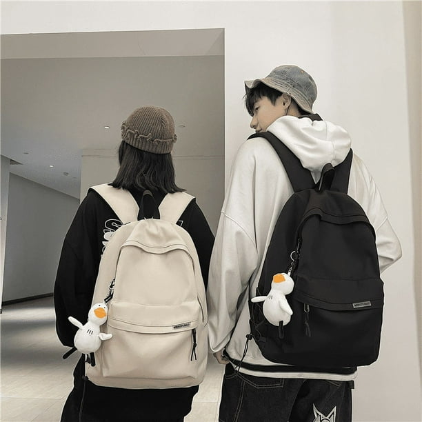 Mochila para hombre, sencilla, de gran capacidad, para viajes, informal, para estudiantes, de secundaria, universitarios, para hombre