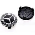thumbnail image 2 of 4 Uds. Tapacubos Llanta 75mm Emblema Insignia para Mercedes (), 2 of 7