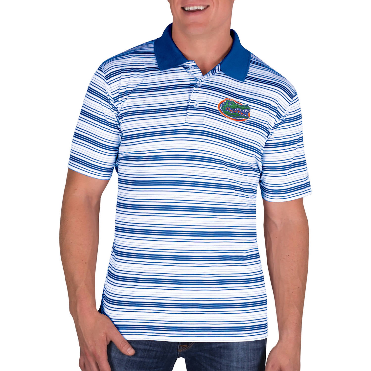 NCAA - NCAA Florida Gators Men's Classic-Fit Striped Polo Shirt ...