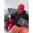 thumbnail image 3 of Máscara de Spiderman para la cabeza, máscara para Cosplay con ojos móviles, máscara electrónica de Spider Man 1:1, juguetes elásticos con Control remoto, regalo para adultos y niños, 3 of 4
