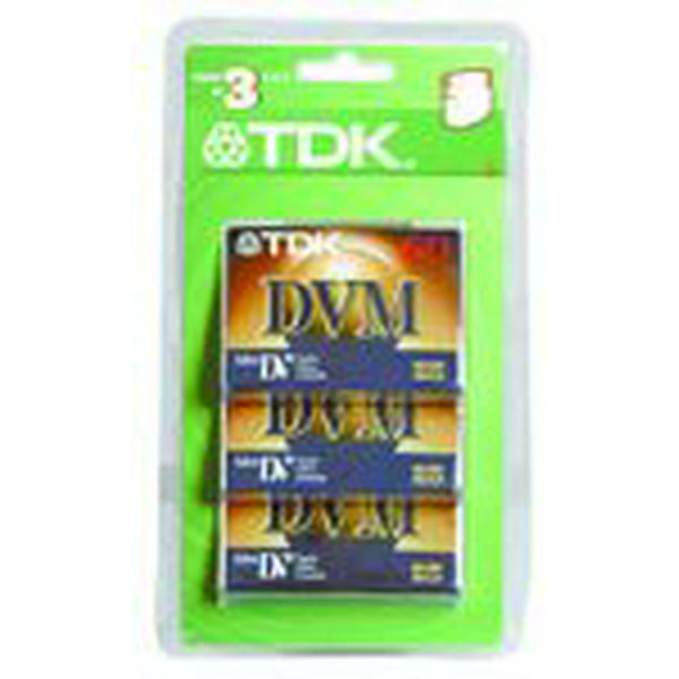 Tdk Minidv Tapes 60 Minute 3 Pack Walmart Com