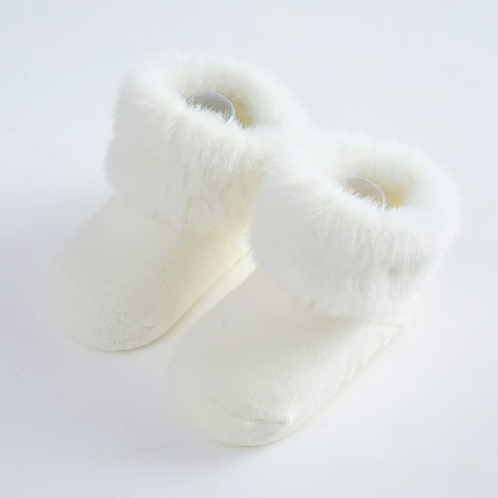 

TOWED22 Kids Socks Baby Sock For Winter Warm Socks Toddlers Boys Girls Children Socks Princess Socks Floor Socks White