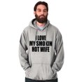 thumbnail image 4 of Love My Smokin Hot Wife Funny Spouse Hoodie Hooded Sweatshirt Men Brisco Brands S, 4 of 6