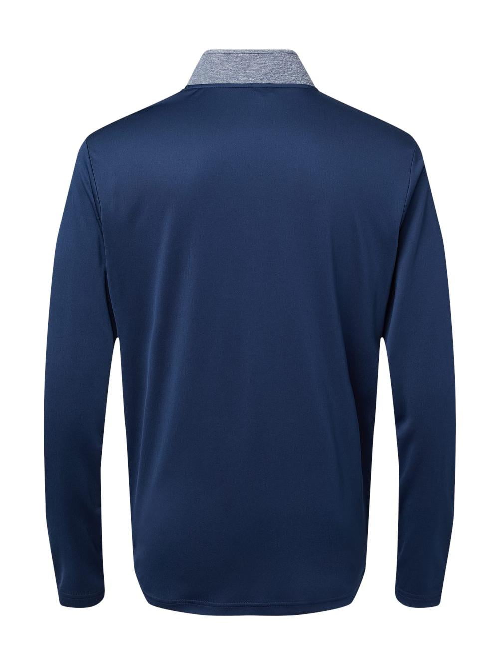 Adidas - Heather Block Print Quarter-Zip Pullover - A522