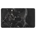 thumbnail image 1 of 17x30 Quick-Dry Bath Mat from Color&Geometry - Non-Shedding Absorbent Black Rug Door Mat for Your Bathroom or Shower, 1 of 6