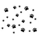 thumbnail image 1 of Dog Paw Prints-Dog Pup Vinilo removible Etiqueta de la pared Decoración Decoración para niños Cuarto de niños Decoración para el hogar Arte Mural DIY Ormromra SNFLD416, 1 of 6