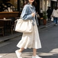 thumbnail image 1 of Women's Faux Leather Oversized Drawstring Pouch Tote, 1 of 5