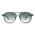thumbnail image 1 of Mens Thin Plastic Racer Officer Style Hipster Sunglasses Slate Green, 1 of 4