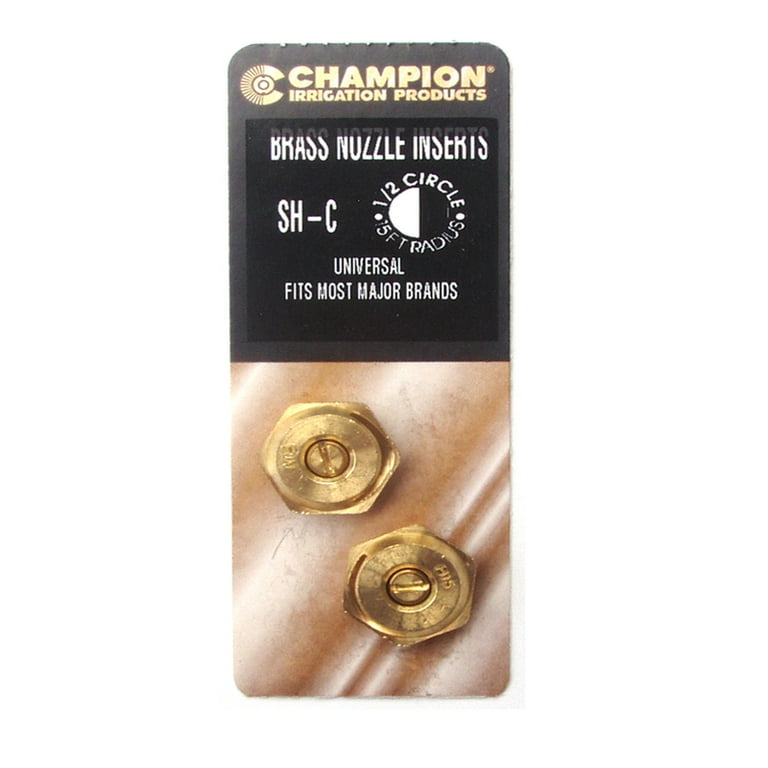 Champion Brass 15 ft. Quarter-Circle Sprinkler Nozzle Champion Brass 15 ft. Quarter-Circle Sprinkler Nozzle