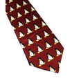 thumbnail image 4 of Tux the Penguin Tie - Red & Blue Silk Necktie Set of 2 - when Linux Lovers look their best, 4 of 5