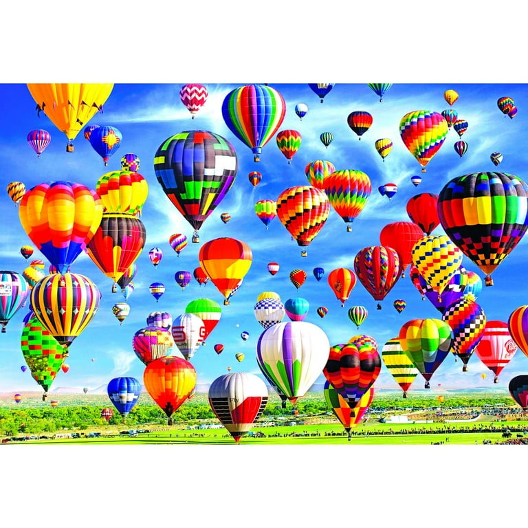 RoseArt Colorluxe 2000-Piece Hot Air Balloon Jigsaw Puzzle