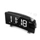 thumbnail image 1 of Reloj digital con radio FM, dormitorio del hotel en casa, pantalla LED de 8 pulgadas, reloj de mesa de protección, número blanco seitruly EL3015-01B, 1 of 2
