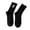 Black, variant on Stockings in Sale, Women's Combed Cotton Embroidered Letter Big C College Style Sports Socks 1Pc Socks