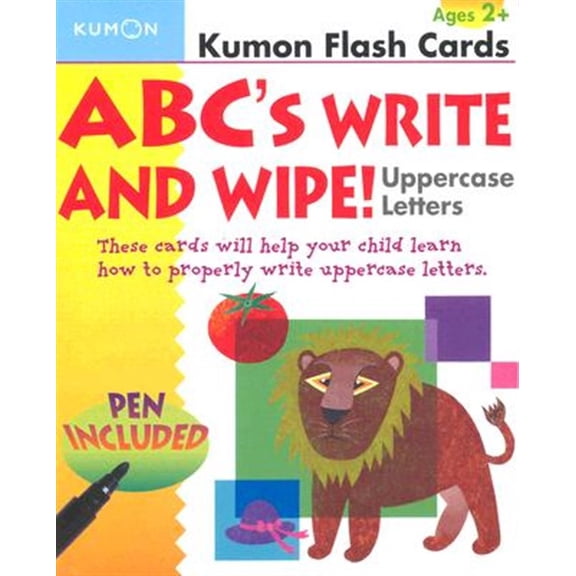 Pre-Owned Abc's Uppercase Write & Wipe (Kumon Flash Cards) Paperback