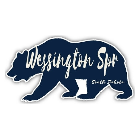 

Wessington Spr South Dakota Souvenir 3x1.5-Inch Fridge Magnet Bear Design