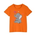 thumbnail image 1 of RXIRUCGD 2025 Vêtements d'Été pour Enfants T-shirt Imprimé Mode Mignon Col Rond Manches Courtes, 1 of 5