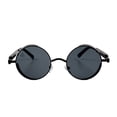 thumbnail image 2 of Baroc Vintage Star Black Lentes de Sol Redondos Metálicos UV400 Estilo Retro, 2 of 4