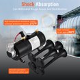 thumbnail image 3 of Qinaqin 150dB 4-Trumpet Train Air cm de Alturaorn Kit para Truck Pickup SUV RV – 12V 150 PSI Resistente Compressor 1 Gallon Tank Leak-Resistant Shock Absorption System 4 Speaker Stacking 3L/1 Gallon, 3 of 7