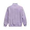 thumbnail image 4 of Men's Casual Loose Fit Sweatshirt with Raglan Stitching and Stand Collar Zipper, Relaxed Pullover for Everyday Wear and Outdoor Activities,Light Purple,2XL, 4 of 6