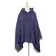 thumbnail image 1 of Capa con capucha a cuadros para mujer, poncho, capa con capucha, chal con borlas, 1 of 5