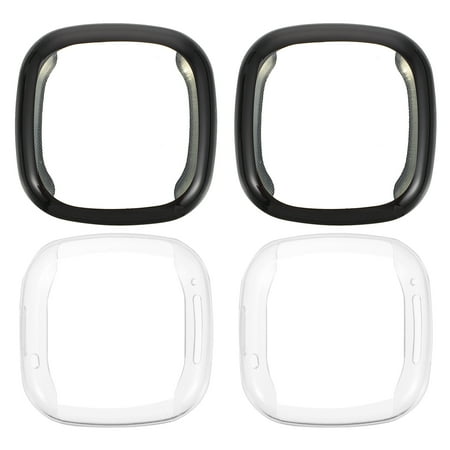 

4pcs Screen Protector Case Watch Full Protective Cover Compatible with Versa 3