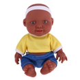 thumbnail image 1 of Muñeco de bebé de 26 cm, niño de vinilo con trajes de piezas, juguete para dormir para niños Zulema  Muñeca realista, 1 of 8