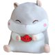 thumbnail image 1 of Tholdsy Almohada de hámster, juguete de peluche de algodón, cojín de muñeco de peluche suave, regalo bonito de dibujos animados, Animales de peluche y juguetes de peluche gris 23cm, 1 of 6