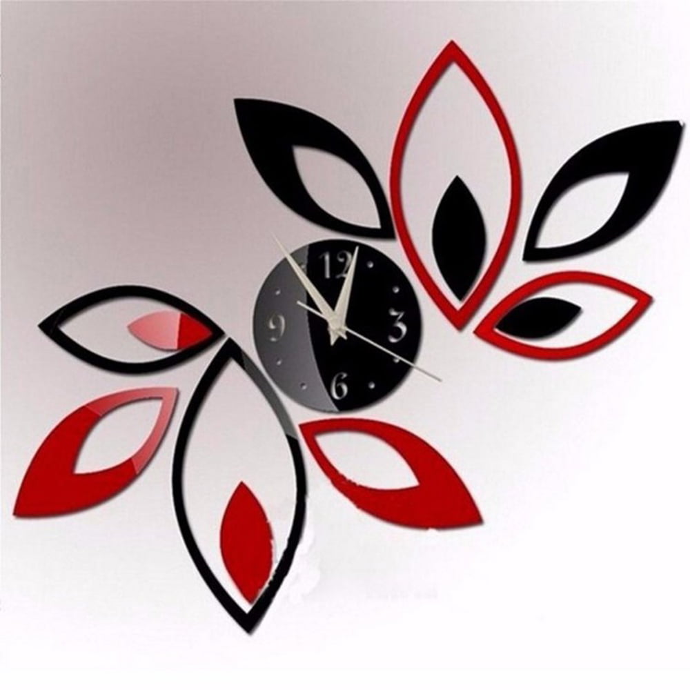 Details about   Acrylic Mirror DIY Creative Wall Clock for Living Room Bedroom Study Office 