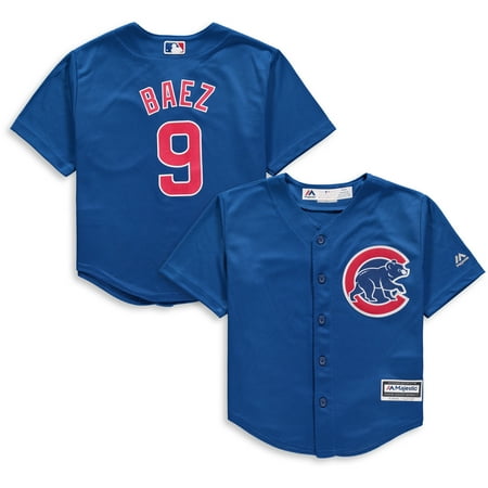 Chicago Cubs Jersey Purse Javier Baez Chicago Cubs Majestic Preschool Alternate Official Cool Base Player Jersey - Royal ()