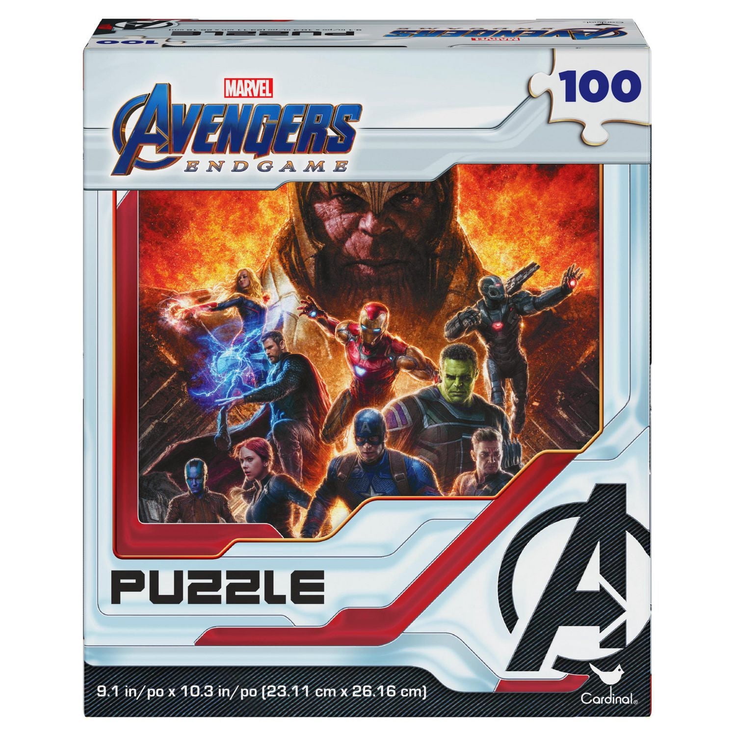 Avengers, Puzzle de 100 pièces, pour les familles et les enfants à partir de 4 ans