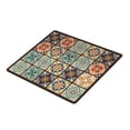 thumbnail image 2 of Siruishop Washer and Dryer Cover Table Pad Multipurpose Appliance Mat Absorbent Countertop Protector Anti Slip Dustproof Tech Fabric Rubber Suitable for Laundry Room Utility Pet Brown Grids, 2 of 8
