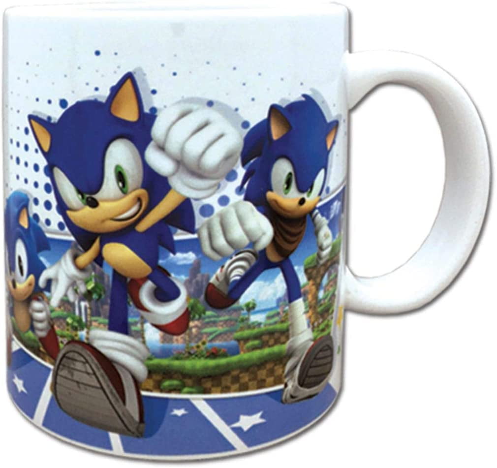 Paint Splatter Ceramic Mug - Sonic the Hedgehog - Atomic Empire