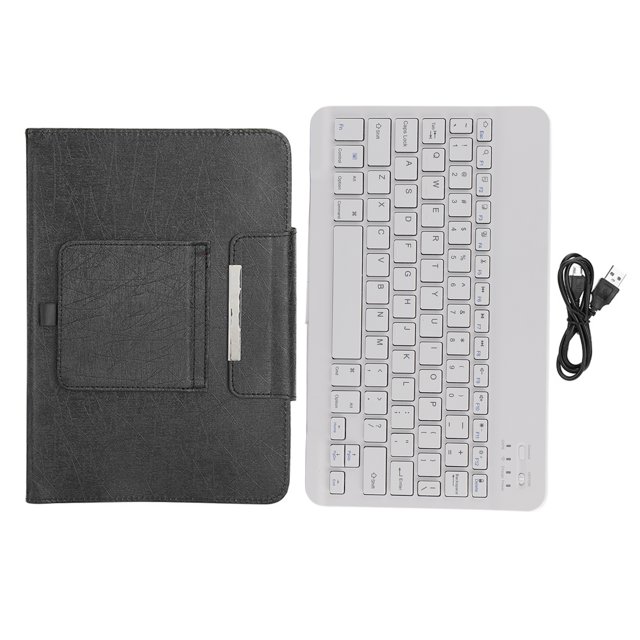 Big Screen Mobile Phone Protective Tablet Laptop PU Leather Universal Case, Keyboard, PU Protective Case Cover, For /IOS/WIN For Business Officee
