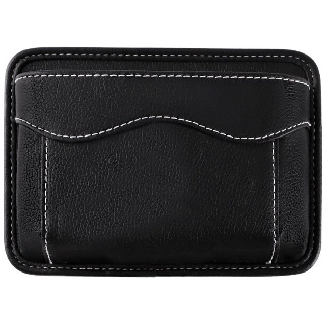 Organizador de espacio para asiento de coche, organizador de bolsillo lateral de cuero para asiento de coche, organizador de accesorios interiores de asiento de coche para teléfono móvil