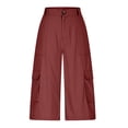 thumbnail image 4 of WILLBEST Pantalones Casuales de Lino Ajustados para Mujer, con Cintura Elástica y Cordón Ajustable para Mayor Comodidad y Estilo. Grande, 4 of 5