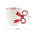 thumbnail image 2 of Holiday Time 14.5 Oz Red Bowl Ceramic Mug, Set of 4, 2 of 5